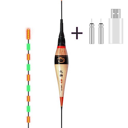 

Smart Fishing Float 1/2/5/10 pcs Fishing Rechargeable LED Super Sensitivity Reed Freshwater Fishing Carp Fishing Lure Fishing