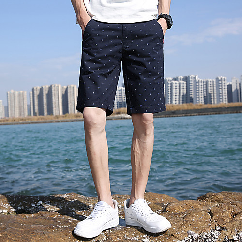 

Men's Shorts Cargo Shorts Shorts Pants Solid Colored ArmyGreen Blue Yellow Khaki