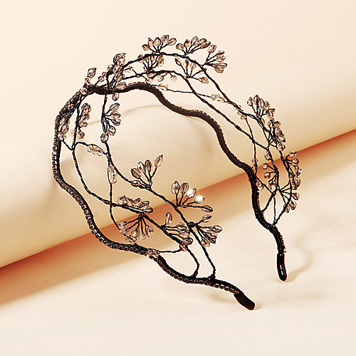 

Retro Wedding Crystal / Alloy Headpiece with Crystal / Hollow-out 1 PC Wedding / Special Occasion Headpiece