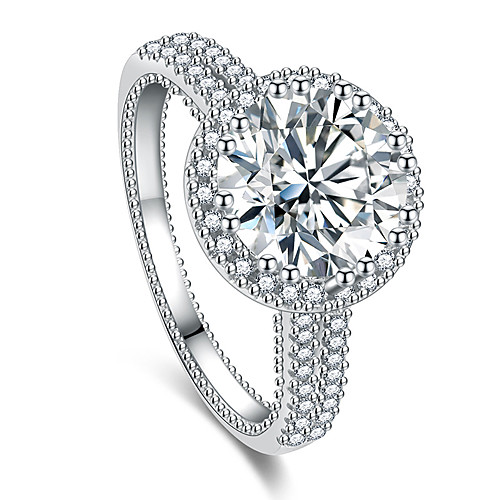 

moissanite round bag ring female double row diamond pattern ring