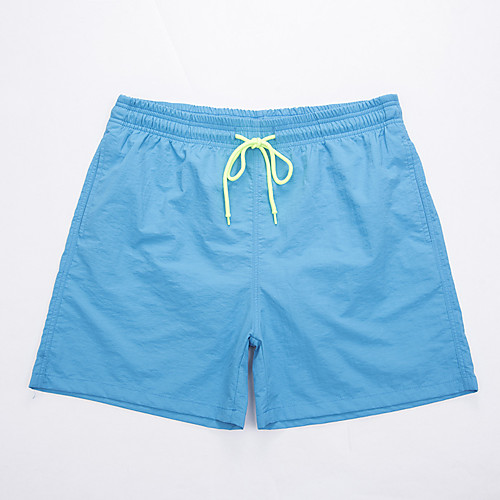 

Men's Casual / Sporty Athleisure Cycling Quick Dry Breathable Sports Daily Beach Chinos Shorts Pants Solid Color Short Drawstring Elastic Waist White Black Blue Orange Green