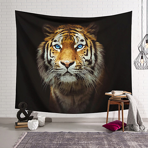 

Wall Tapestry Art Decor Blanket Curtain Hanging Home Bedroom Living Room Decoration Polyester Tiger