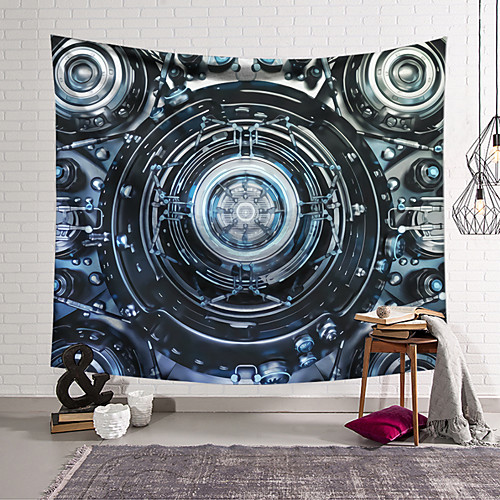 

Wall Tapestry Art Decor Blanket Curtain Hanging Home Bedroom Living Room Modern Mechanical Novelty