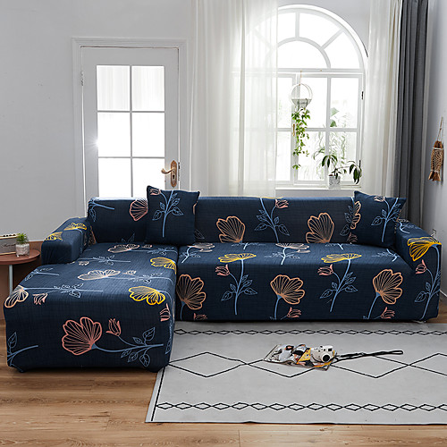 

Slipcovers Stretch Sofa Cover Floral Print Couch Cover Dustproof Furniture Protector Super Soft Fabric Fit for Armchair/Loveseat/Three Seater/Four Seater/L shaped sofa