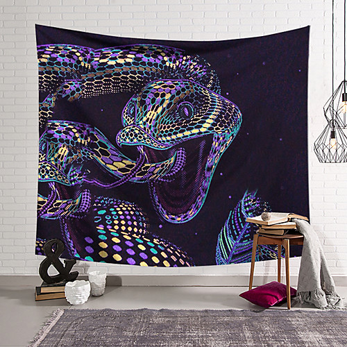 

Wall Tapestry Art Decor Blanket Curtain Hanging Home Bedroom Living Room Decoration Polyester Snake