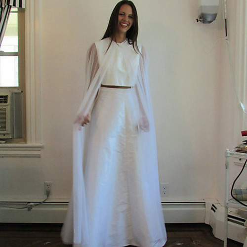 

Sleeveless Elegant / Bridal Tulle Wedding / Party / Evening Women's Wrap With Solid