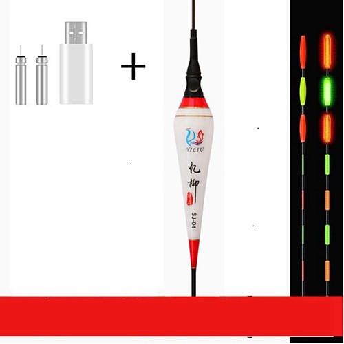 

Smart Fishing Float 1/2/5/10 pcs Fishing Rechargeable LED Light Super Sensitivity Nanomaterials Freshwater and Saltwater Sea Fishing General Fishing