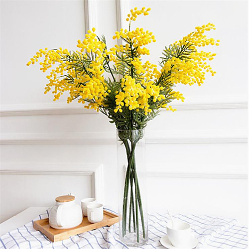 

Simulated Acacia False Flower Home Interior Decoration Flower Decoration Living Room Decoration Flower Arrangement