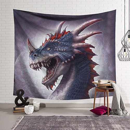 

3D DragonWall Tapestry Art Decor Blanket Curtain Hanging Home Bedroom Living Room Decoration Polyester Dragon