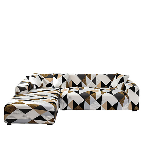 

Sofa Cover Dustproof Stretch Slipcovers Stretch Super Soft Fabric Couch Cover Fit for 1to 4 Cushion Couch and L Shape Sofa (You will Get 1 Throw Pillow Case as free Gift)