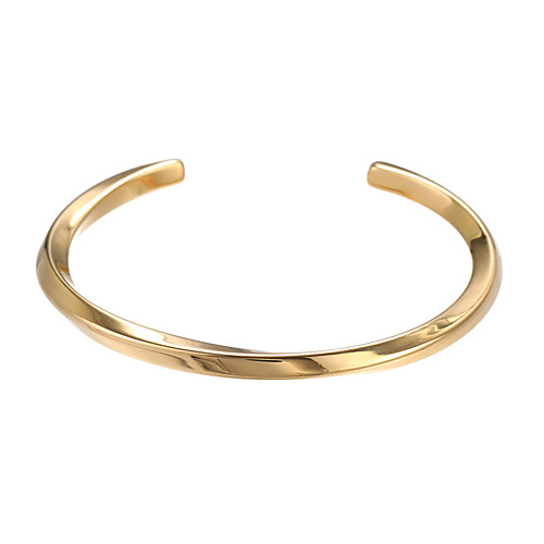 

fashion bracelet simple titanium steel c-shaped open bracelet couple bracelet female