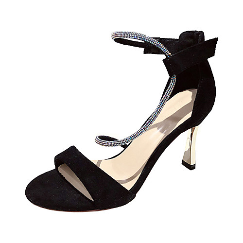 

Women's Heels Pumps Satin Solid Colored Almond Black