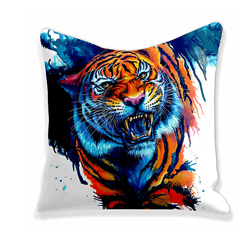 

Cushion Cover 1PC Faux Linen Soft Print Square Throw Pillow Cover Cushion Case Pillowcase for Sofa Bedroom 45 x 45 cm (18 x 18 Inch) Superior Quality Mashine Washable