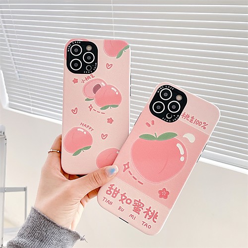 

Phone Case For Apple Back Cover iPhone 12 Pro Max 11 SE 2020 X XR XS Max 8 7 Shockproof Dustproof Cartoon Food TPU