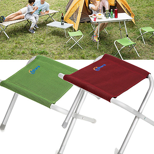

Camping Stool Portable Ultra Light (UL) Multifunctional Foldable Aluminum Alloy for 1 person Fishing Beach Camping Traveling Autumn / Fall Winter Burgundy Green / Breathable / Comfortable