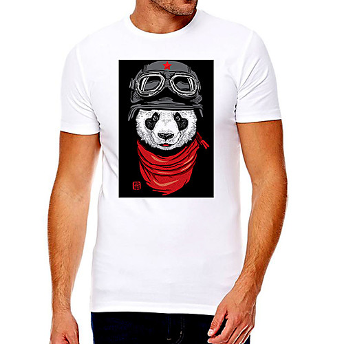 

Men's Unisex Tee T shirt Hot Stamping Cartoon Graphic Prints Plus Size Print Short Sleeve Casual Tops Cotton Basic Fashion Designer Big and Tall White