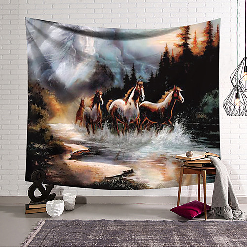 

Wall Tapestry Art Decor Blanket Curtain Hanging Home Bedroom Living Room Decoration Polyester