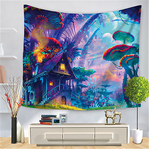 

Psychedelic Abstract Wall Tapestry Art Decor Blanket Curtain Hanging Home Bedroom Living Room Decoration Polyester Hippie