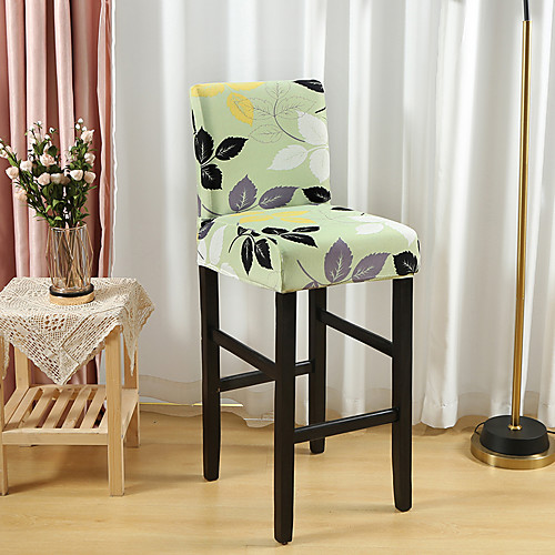 

Floral Print Super Soft Chair Cover Stretch Removable Washable Dining Room Chair Protector Slipcovers Home Decor Dining Room Seat Cover 1 Piece