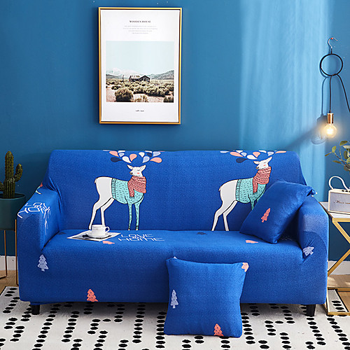 

2021 New Stylish Simplicity Print Sofa Cover Stretch Couch Slipcover Super Soft Fabric Retro Hot Sale Couch Cover