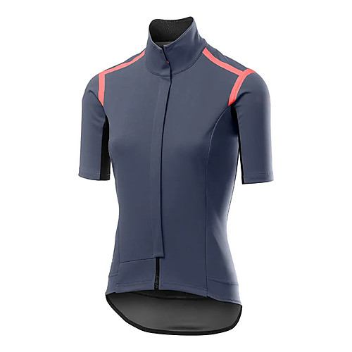 

21Grams Women's Short Sleeve Cycling Jersey Summer Spandex Polyester Blue Stripes Bike Jersey Top Mountain Bike MTB Road Bike Cycling Quick Dry Moisture Wicking Breathable Sports Clothing Apparel
