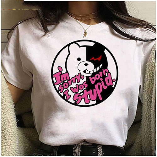 

Inspired by Danganronpa V3 Cosplay Anime Cartoon Polyester / Cotton Blend Print Harajuku Graphic Kawaii T-shirt For Women's / Men's