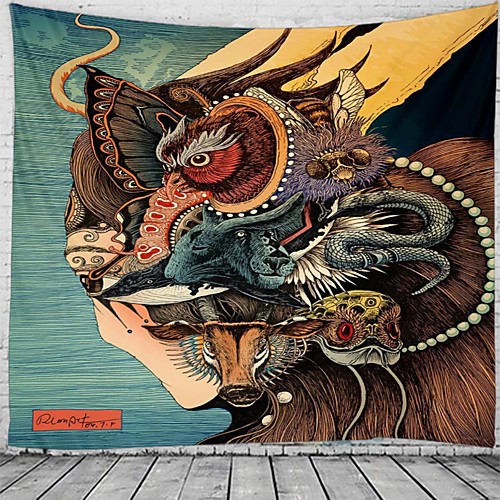 

Japanese Style Wall Tapestry Art Decor Blanket Curtain Hanging Home Bedroom Living Room Decoration Beautiful View From The Window