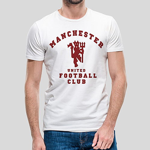 

Men's Unisex Tee T shirt Hot Stamping Graphic Prints Letter Plus Size Print Short Sleeve Casual Tops Cotton Basic Fashion Designer Big and Tall White