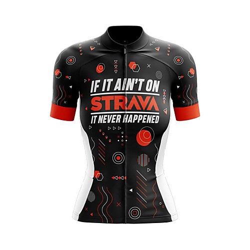 

21Grams Women's Short Sleeve Cycling Jersey Summer Spandex Polyester Black Bike Jersey Top Mountain Bike MTB Road Bike Cycling Quick Dry Moisture Wicking Breathable Sports Clothing Apparel / Stretchy
