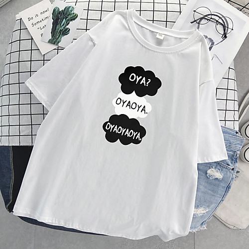 

Inspired by Haikyuu Cosplay Cosplay Costume T-shirt Polyester / Cotton Blend Print Harajuku Graphic Kawaii T-shirt For Women's / Men's