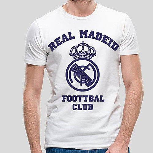 

Men's Unisex Tee T shirt Hot Stamping Graphic Prints Letter Plus Size Print Short Sleeve Casual Tops Cotton Basic Fashion Designer Big and Tall White