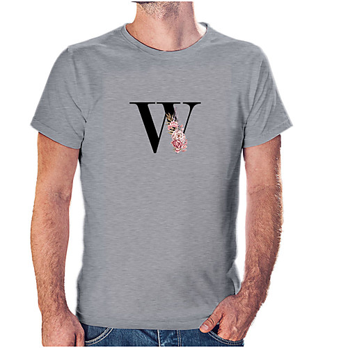 

Men's Unisex Tee T shirt Hot Stamping Graphic Prints Letter Plus Size Print Short Sleeve Casual Tops Cotton Basic Fashion Designer Big and Tall White Wine Black
