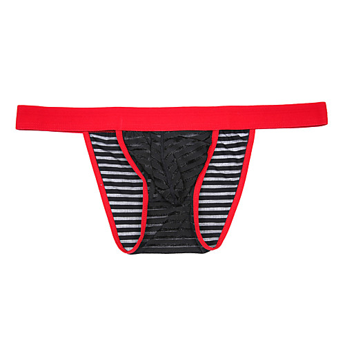 

Men's Basic Briefs Underwear / G-string Underwear Micro-elastic Low Waist 1 PC Blue M