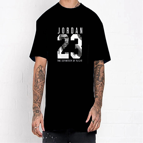

Men's Unisex Tee T shirt Hot Stamping Graphic Prints Letter Plus Size Print Short Sleeve Casual Tops Cotton Basic Fashion Designer Big and Tall White Black Dark Gray