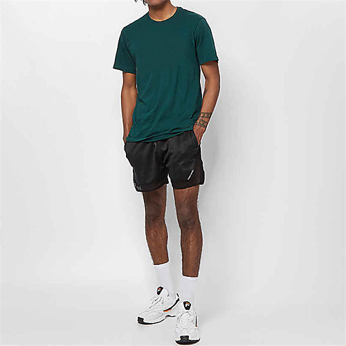 

Men's Casual / Sporty Workout Athletic Breathable Soft Daily Sports Fitness Gym Chinos Shorts Pants Letter Short Drawstring Elastic Waist White Black Gray