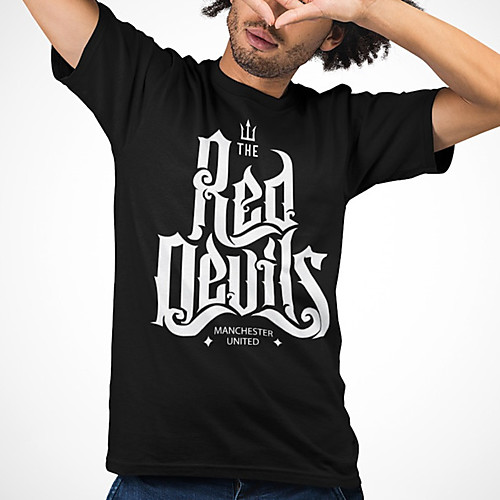 

Men's Unisex Tee T shirt Hot Stamping Graphic Prints Letter Plus Size Print Short Sleeve Casual Tops Cotton Basic Fashion Designer Big and Tall Black