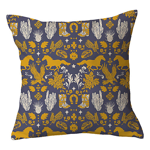 

Double Side Cushion Cover 1PC Soft Decorative Square Throw Pillow Cover Cushion Case Pillowcase for Sofa Bedroom Livingroom Outdoor Superior Quality Machine Washable Outdoor Cushion for Sofa Couch Bed Chair