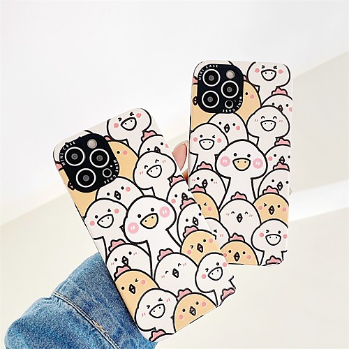 

Phone Case For Apple Back Cover iPhone 12 Pro Max 11 SE 2020 X XR XS Max 8 7 Shockproof Dustproof Cartoon Animal TPU