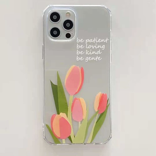 

Phone Case For Apple Back Cover iPhone 12 Pro Max 11 SE 2020 X XR XS Max 8 7 Shockproof Dustproof Flower TPU