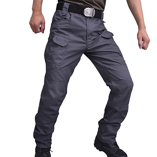 

Men's Hiking Cargo Pants Hiking Pants Trousers Tactical Pants 8 Pockets Military Summer Outdoor Regular Fit Quick Dry Water Resistant Multi Pockets Breathable Pants Army Green Grey Khaki Black