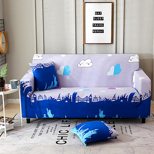 

2021 New Stylish Simplicity Print Sofa Cover Stretch Couch Slipcover Super Soft Fabric Retro Hot Sale Couch Cover