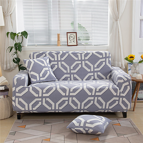 

Grid Print Dustproof All-powerful Slipcovers Stretch Sofa Cover Super Soft Fabric Couch Cover with One Free Boster Case(Chair/Love Seat/3 Seats/4 Seats)