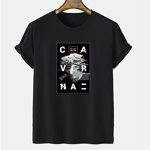 

Men's Unisex Tee T shirt Hot Stamping Graphic Prints Portrait Short Sleeve Casual Tops Cotton Basic Fashion Designer Comfortable White Black Gray