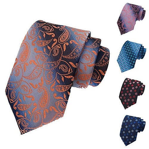 

Men's Work Necktie - Floral / Jacquard