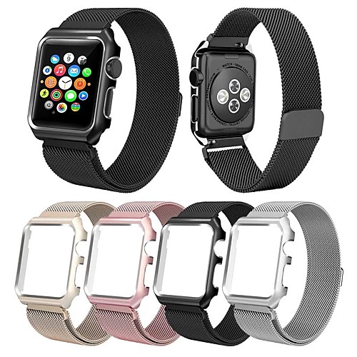 

Smart Watch Band for Apple iWatch 1 pcs Milanese Loop Stainless Steel Replacement Wrist Strap for Apple Watch Series SE / 6/5/4/3/2/1 38mm 40mm 42mm 44mm