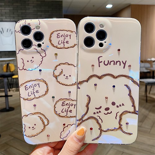 

Phone Case For Apple Back Cover iPhone 12 Pro Max 11 SE 2020 X XR XS Max 8 7 Shockproof Dustproof Pattern Cartoon TPU