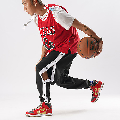 

Men's Sports Sports Pants Pants Solid Color Black