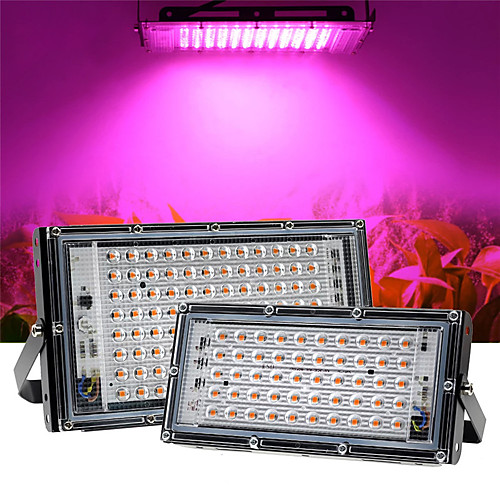 

LED Grow Light 50W 100W LED Full Spectrum Phyto Lamp Floodlight Indoor Outdoor Greenhouse Hydroponic Plant Flowers Seedlings Growth Lighting AC220V 230V 240V
