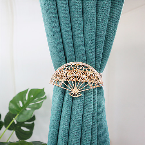 

1 PieceFun Style Metal Spring Strap Curtain Buckle Decorative Draperies Holdback