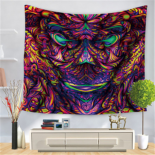 

Psychedelic Abstract Wall Tapestry Art Decor Blanket Curtain Hanging Home Bedroom Living Room Decoration Polyester Hippie